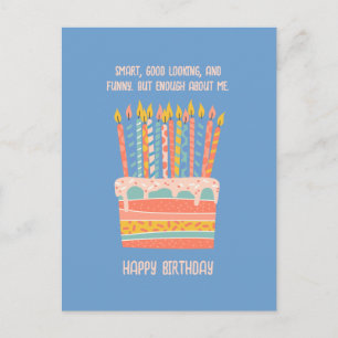 Postale Carte d'anniversaire Carte d'anniversaire drôle po