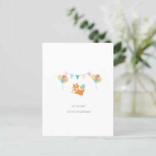POSTALE CARTE D'ANNIVERSAIRE CORGI
