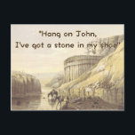 Postale Carte d'anniversaire drôle de cowboy Etats-Unis<br><div class="desc">Carte d'anniversaire drôle de cowboy - Etats-Unis occidentaux humoristiques.</div>