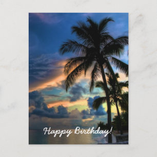 Postale Carte d'anniversaire du paradis tropical