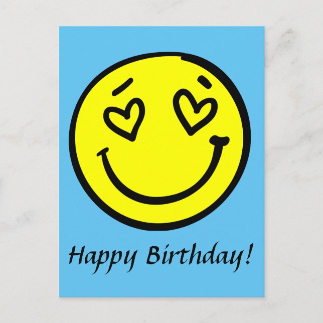 Postale Carte d'anniversaire Emoji (Devant)