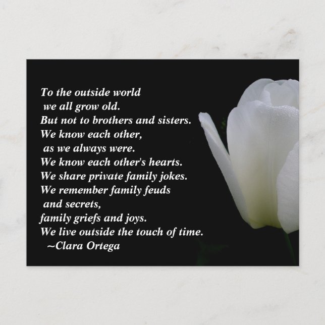 Postale Carte d'anniversaire frère/soeur (Devant)