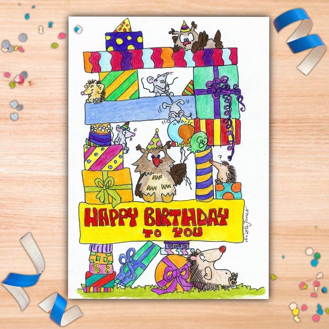 Postale Carte d'anniversaire par Nicole Janes (Créateur téléchargé)