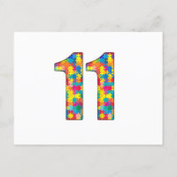 Carte d'anniversaire pour garçon ou fille autiste