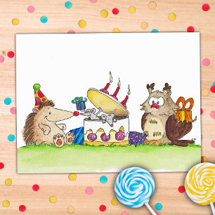Postale Carte d'anniversaire SURPRISE de Nicole Janes