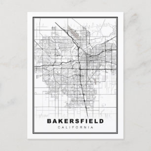 Postale Carte de Bakersfield