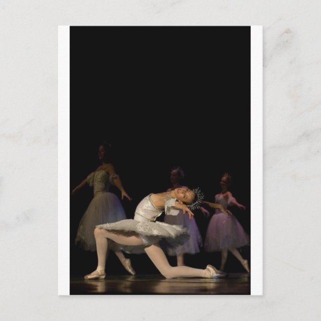 Postale Carte de ballet (Devant)
