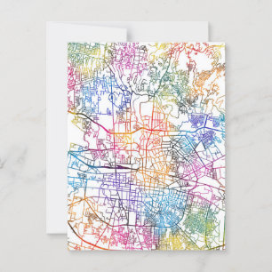 Postale Carte de Bandung Indonésie
