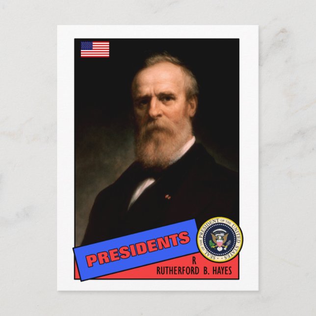 Postale Carte de baseball Rutherford B. Hayes (Devant)