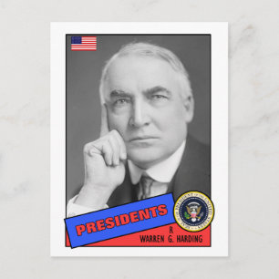 Postale Carte de baseball Warren G. Harding