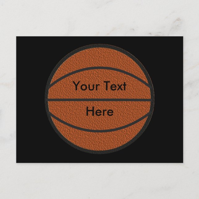 Postale Carte de basket-ball (Devant)