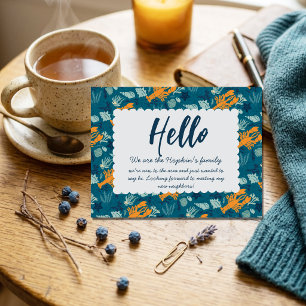 Postale Carte de Bienvenue pour Nouveau Voisin Carte de