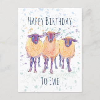 Postale Carte de Bonne Anniversaire à Vous