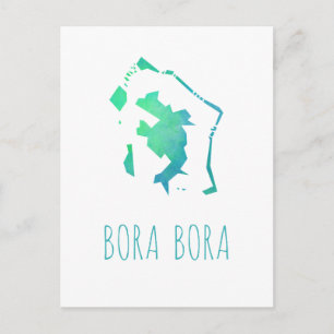 Postale Carte de Bora Bora