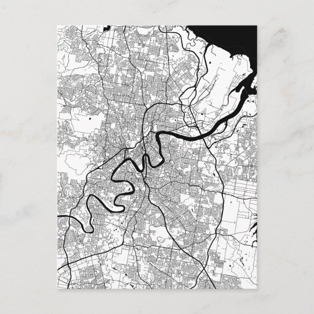 Postale Carte de Brisbane Australie (Devant)