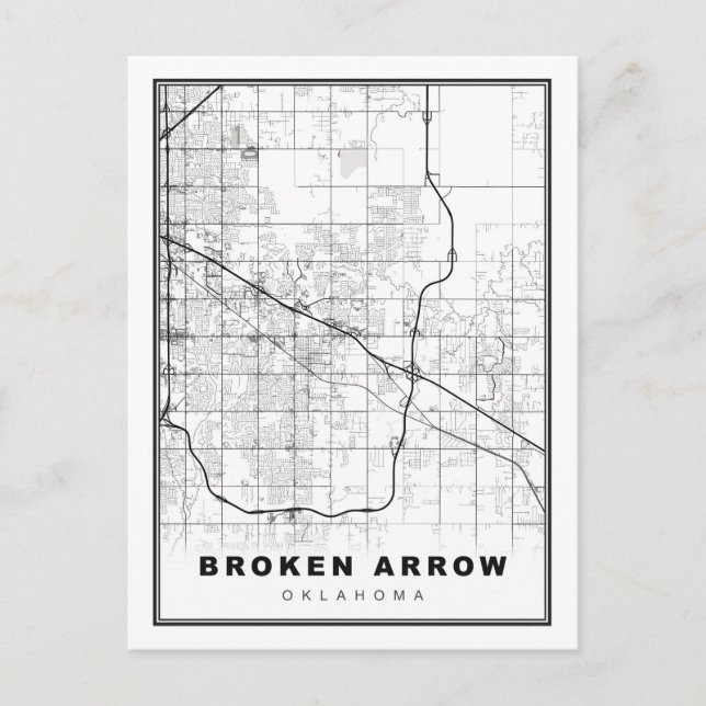Postale Carte de Broken Arrow (Devant)