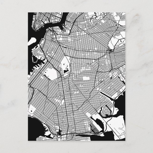 Postale Carte de Brooklyn New York (Devant)