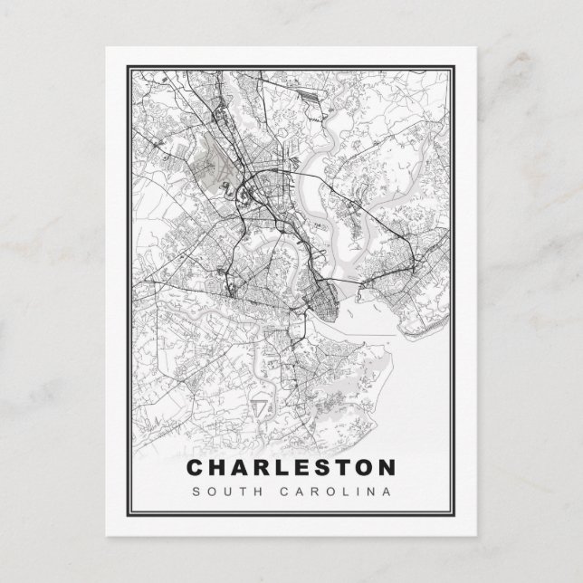 Postale Carte de Charleston (Devant)