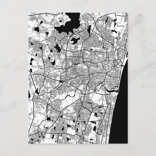 Postale Carte de Chennai Tamil Nadu (Devant)