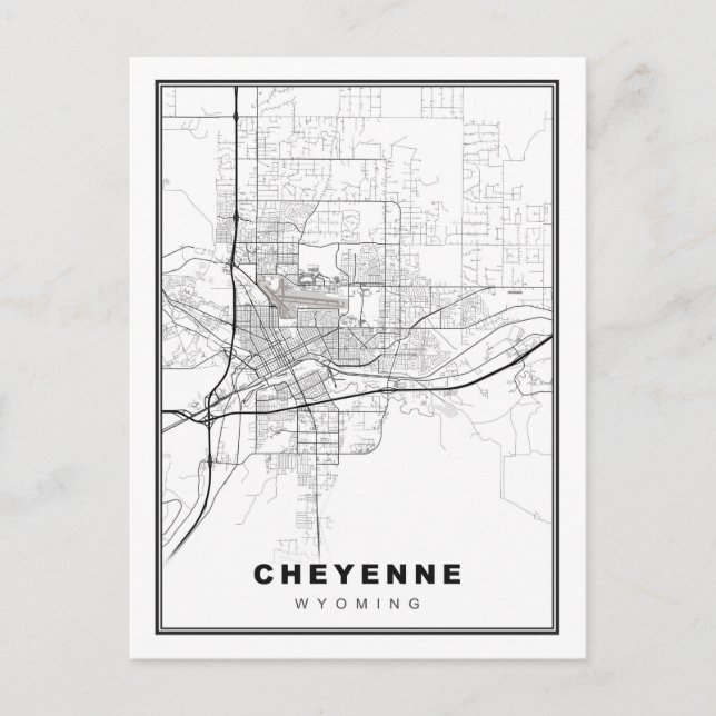 Postale Carte de Cheyenne (Devant)