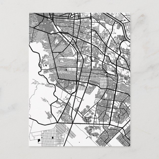 Postale Carte de Ciudad Juárez Mexique (Devant)