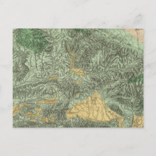 Postale Carte de classification des terres de Californie