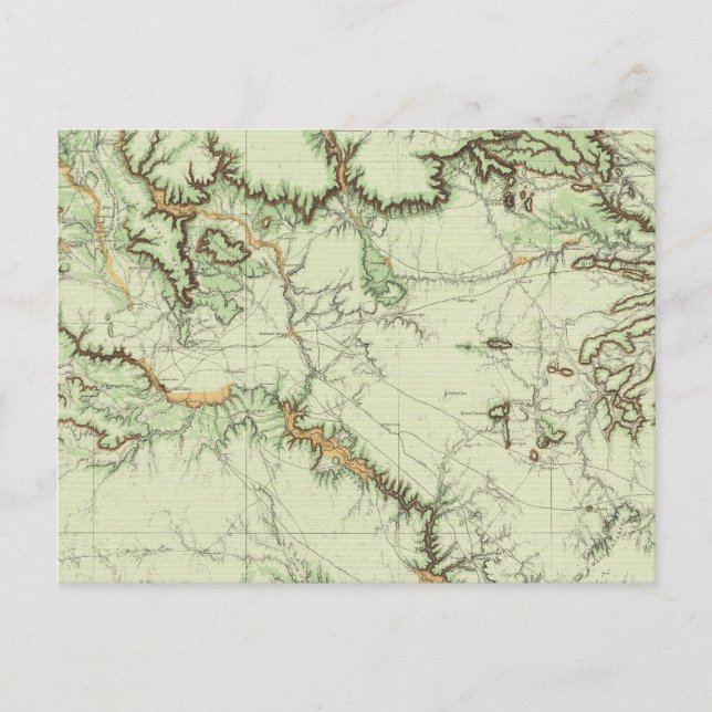 Postale Carte de classification des terres du Nouveau-Mexi (Devant)
