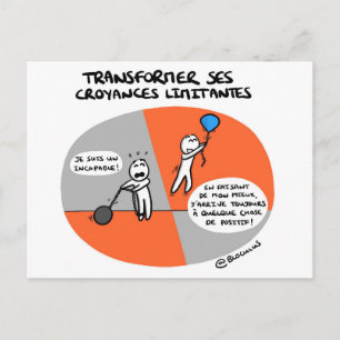 Postale Carte de coaching "Croyances aidantes"
