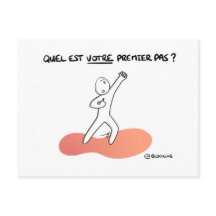 Carte de Coaching "Quel est votre 1er pas ?"