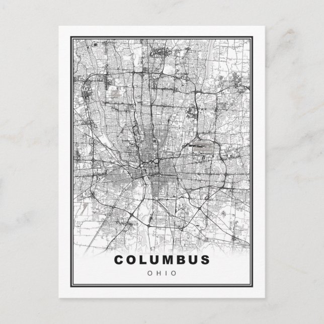Postale Carte de Columbus (Devant)