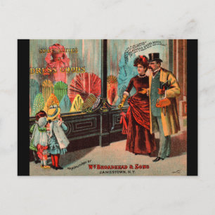 Postale carte de commerce William Broadhead & Sons habille