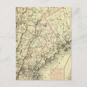 Postale Carte de conduite et de roulage de Colton des État