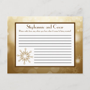 Postale Carte de conseil écrite Blur en cuivre de Noël
