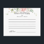 Postale Carte de conseil Mariage Floral Gold Green Folial<br><div class="desc">Cette carte de conseil aux mariages floraux vert or est parfaite pour un mariage moderne. Le design se compose d'or dessiné à la main et de feuillage botanique vert avec des fleurs roses, rousses et blanches, inspirant la beauté naturelle. Ces cartes sont parfaites pour un mariage, une douche nuptiale, un...</div>