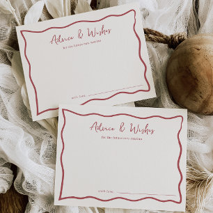 Postale Carte de conseils pour une Baby Shower Dolce Vita