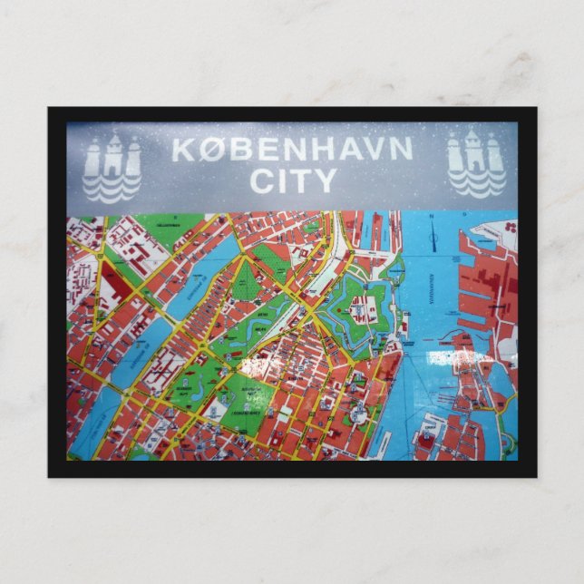 Postale carte de copenhague (Devant)