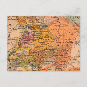 Postale Carte de cru de l'Europe centrale