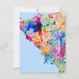 Postale Carte de Dakar Sénégal