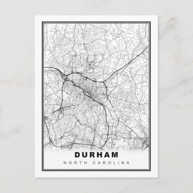 Postale Carte de Durham (Devant)