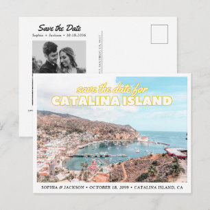 Postale Carte de faire-part de mariage à Catalina Island