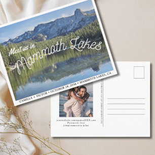 Postale Carte de faire-part de mariage à Mammoth Lakes