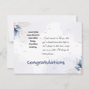 Postale Carte de félicitations