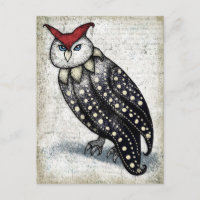 Carte de Félicitations de Diplômé avec Hibou