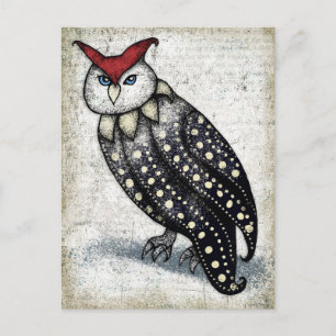 Postale Carte de Félicitations de Diplômé avec Hibou