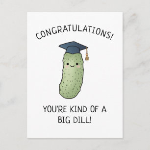 Postale Carte de félicitations drôle de graduation avec Pi