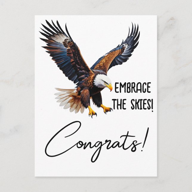 Postale Carte de Félicitations pour la Remise des Diplômes (Devant)