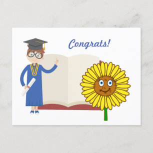 Postale Carte de félicitations pour la remise des diplômes