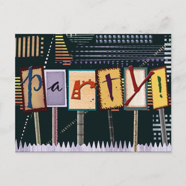 Postale Carte de fête d'anniversaire (Devant)