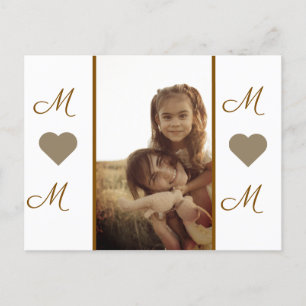 Postale Carte de fête des mères - Parfait pour maman!