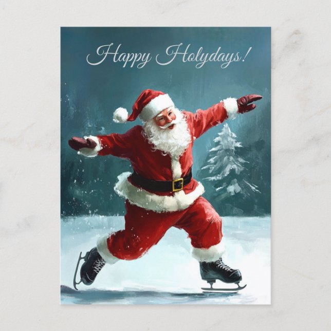 Postale Carte de fêtes joyeuses. Noël  (Devant)